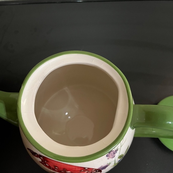 Cracker Barrel Mushroom Stoneware Teapot - Picture 4 of 4